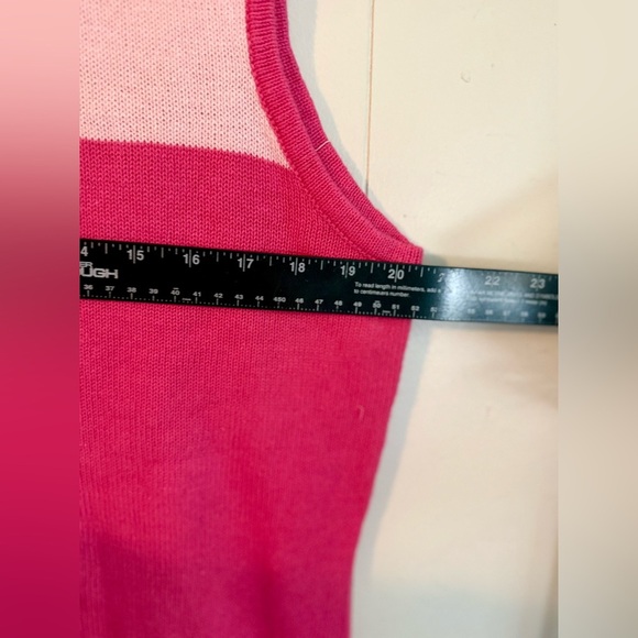 Storybook Knits Pink Beaded Sleeveless Blouse, Size 1X - Picture 6 of 6